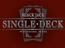 Single Deck Blackjack Professional Series